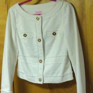Lilly Pulitzer white jacket